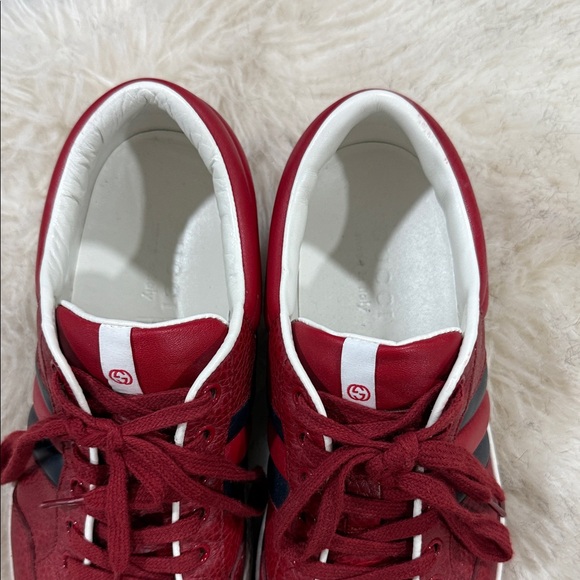 Gucci Red Athletic Shoes - Picture 1 of 5